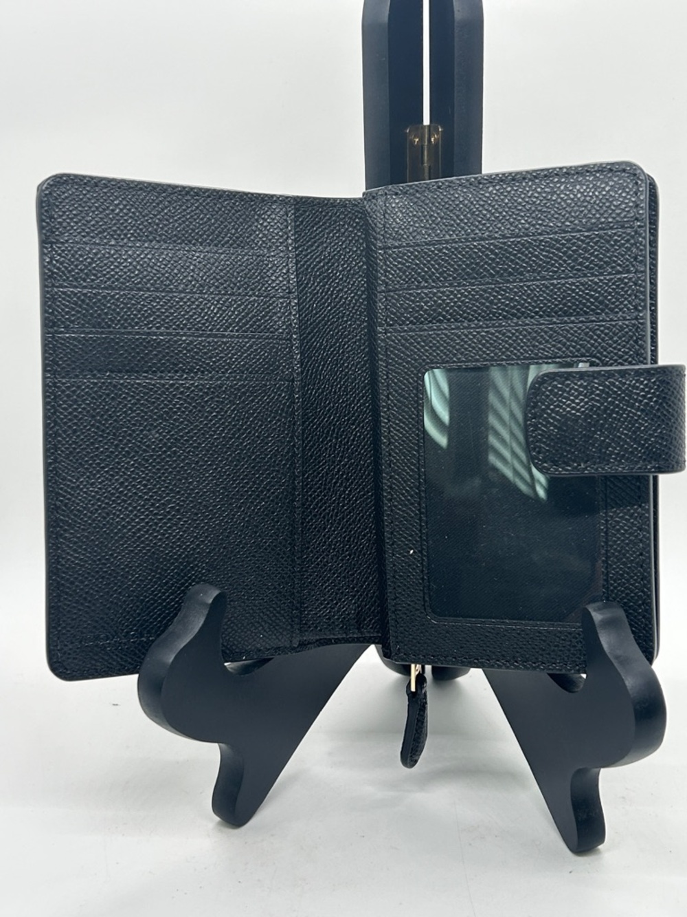 Coach Black Pebbled Leather Christie Satchel Tote Handbag Purse w/ Wallet 🌺🌺 - Picture 15 of 16